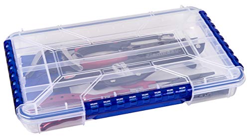 Flambeau Outdoors Waterproof Tuff Tainer - Fishing Lure, Tackle, and Gear Storage Box, Ultimate Tuff Tainer Tackle Box Includes Zerust Anti-Rust Tab - WP5000 Series 14" Open Core - size: Standard - Bulk Core