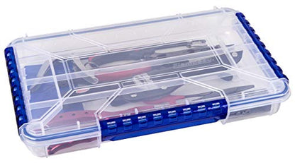 Flambeau Outdoors Waterproof Tuff Tainer - Fishing Lure, Tackle, and Gear Storage Box, Ultimate Tuff Tainer Tackle Box Includes Zerust Anti-Rust Tab - WP5000 Series 14" Open Core - size: Standard - Bulk Core