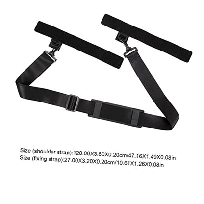 Kisangel 1set Fishing Rod Sling Strap Comfortable Fishing Rod Carrier Lightweight and Shoulder Band for All Heights