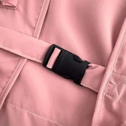 Fishing Vest - Fishing Vests for Men Lightweight Zip Up Sleeveless Utility Jackets Softshell Outwear Vests with Pockets - color: 01# Pink, size: Large