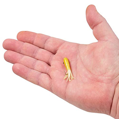 Berkley PowerBait Pre-Rigged Atomic Tubes Fishing Soft Bait - color: Yellow Pearl Silver Fleck, size: 1/16 oz