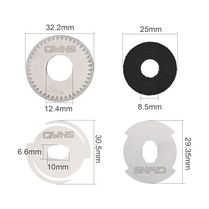 Fishing Baitcasting Reel Drag Clicker Kit With Gear Sprocket And Carbon Fiber Washer For Metanium Fishing Reel Maintenance Kit