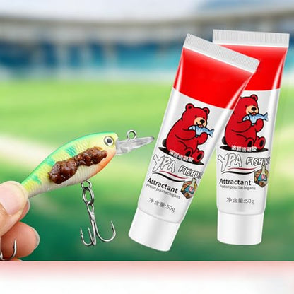 Bait Gel for Fishing 50g Powerful Long-Lasting Fishing Accessories | Worm Bait Gel for Outdoor Activities Camping Survival Kayak Boat Shore Lake River Beach