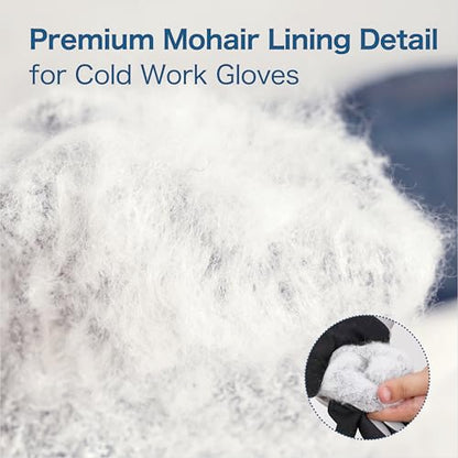 Waterproof Weatherproof Winter Work Gloves, Gray, Ideal for Gardening & Outdoor Tasks - size: X-Large