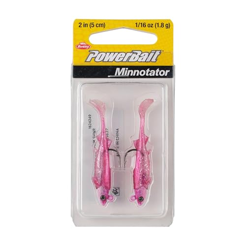 Berkley PowerBait Minnotator Fishing Soft Bait - color: Pink Shiner, size: 2 in - 1/16 oz