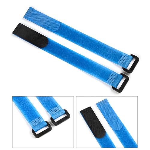12Pcs Tie Belts Suspenders Fastener Cable Fishing Rod Holder Strap Fishing Accessory Wrap Band Holder High Strength - color: B