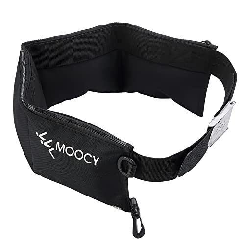Scuba Weight Belt, 4 Pocket Freediving Dive Diving Accessories - fit for Waist 32" to 52" - color: Zippered