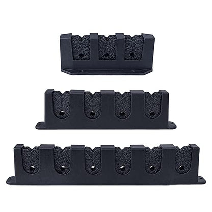 Horizontal 3/4/6 Rod Storage Rack Fishing Holder Wall Mount Stand Foam Inserts with Screw for Garage Carp Accessory Holder for Bathrooms On Wall Stand Standing Toilet Travel Children