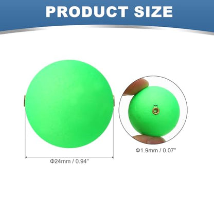 PATIKIL Fishing Bobbers Floats, Fishing Rig Float Round Slip Responsive Pompano Floats Buoy Rig Stoppers for Surf Fishing - size: 0.9 Inch