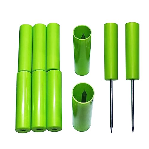 Fishing Rod Holders for Bank Fishing,Bank Fishing Rod Rack Stand,Fishing Pole Holders Ground, with Fishing Rod Alarm Bell - color: Green