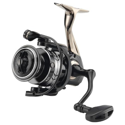 HAUT TON LT Metal Spinning Fishing Reel, Freshwater and Saltwater Fishing Reels, 5+1 Stainless Steel BB, 39.5Lbs Max Drag, CNC Aluminum Handle 3000/4000/5000/6000 for Casting Reel - size: 4000