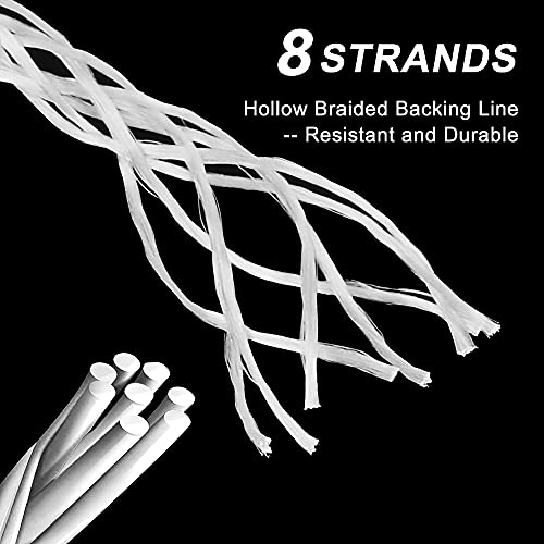 Goture Fly Line Fishing Line Weight Forward Floating Fly Line Double Micro Welded Loops Freshwater Saltwater Beginner Expert General WF2 3 4 5 6 7 8 9 10WT Olive Orange Yellow Moss Green(Olive, WF1F) - color: C: Fly Line Backing-White
