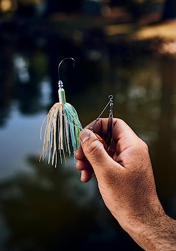 Berkley Power Blade Compact Fishing Spinnerbaits - color: Chartreuse/Chartreuse + Chartreuse, size: 1/2 oz - Willow Willow