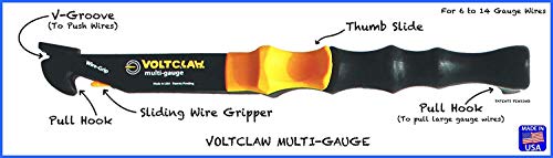 Multi-Gauge nonconductive Wire Electrical Pliers