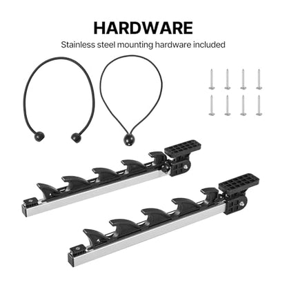 Fishing Rod Holder for Boat, Crappie Rod Holder for Transportation & Storage，180° Adjustable Angler Accessory for Fishing Boat & Pontoon boat (4 Rod) - style: 4 Rod Holder