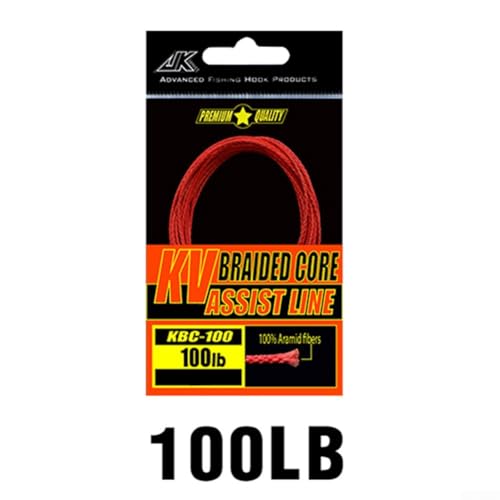 100~310LB For Braided 8 Strands Fishing Assist Line PE Hollow Core Hook Binding Rope for Heavy Duty Fishing - size: 100lb