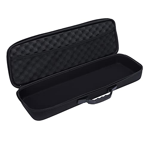 EVA Hard Shell Fishing Rod Case Fishing Gear Storage Bag Fishing Pole Protector with Double Zippers Sponge Padding for Rods Reels Boat Accessories