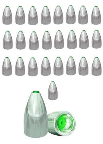 TOASIS Fishing Steel Weights Rubber-core Tube Sinkers - style: 5g/0.17_oz-25pcs