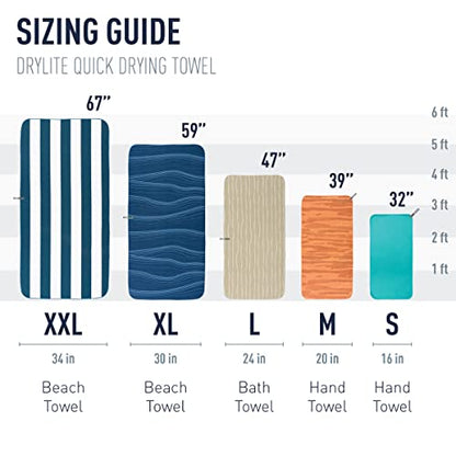 Sea to Summit Drylite Towel, Lightweight Camping and Travel Towel - color: Sage Green, size: Small