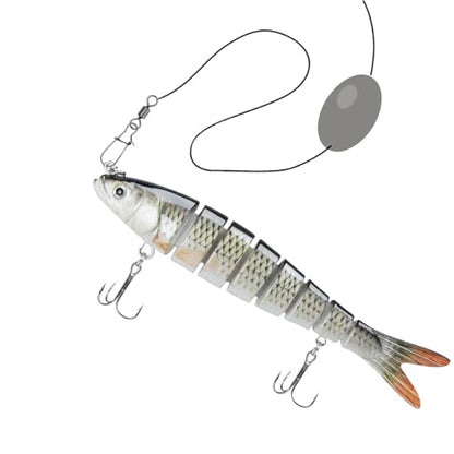 50-Pack Speed Clips for Fishing Lures, Stainless Steel Fishing snap swivels, Rolling Ball Bearing Barrel Swivel (24LB-145LB)
