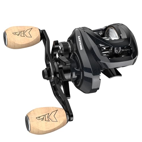 KastKing MegaTron Baitcasting Reels, High Capacity or High Speed Low Profile Casting Reel, 7+1 Double Shielded Stainless Steel BB, 8-Button Magnetic Brakes, Powerful Drag, Freshwater & Inshore Fishing - size: Right- 7.2:1, style: Megatron 100