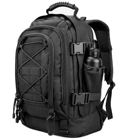 Miramrax Tactical Backpack Military Army Daypack - Assault Pack for Men Molle Backpacks Bug Out Bag 3 Day Pack for Hiking Camping Travel Hunting Rucksack Trekking Black - color: Black