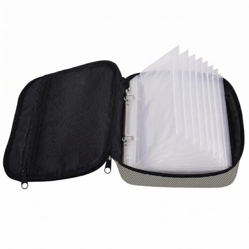 Kylebooker Soft Plastic Bait Storage Binders Organizer Saltwater Fishing Lure Leader Wallet Tackle Binder Bag - color: Green