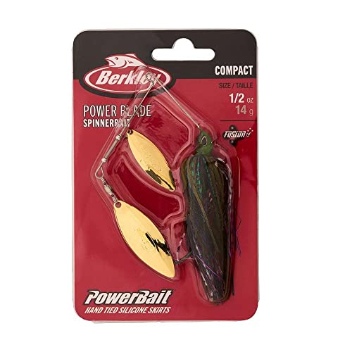Berkley Power Blade Compact Fishing Spinnerbaits - color: Bama Bream/Gold + Gold, size: 1/2 oz - Willow Willow