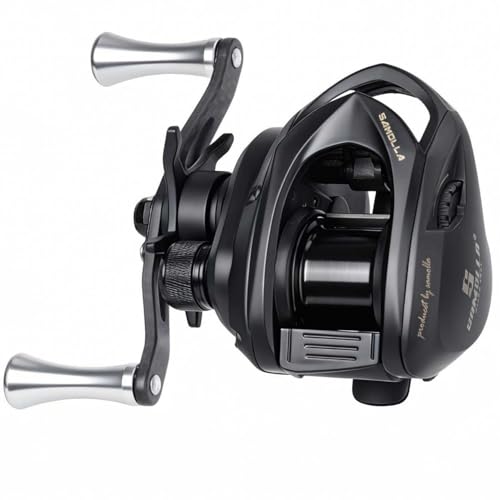 Baitcasting Fishing Reel 4.5 oz Ultralight Baitcaster Reel, 11 Lb Max Drag Mixed Carbon Fiber,7.2:1 Gear Ratio,10+1 BB,Compact Design for Freshwater & Saltwater CROSSI