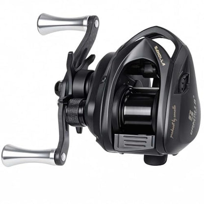 Baitcasting Fishing Reel 4.5 oz Ultralight Baitcaster Reel, 11 Lb Max Drag Mixed Carbon Fiber,7.2:1 Gear Ratio,10+1 BB,Compact Design for Freshwater & Saltwater CROSSI