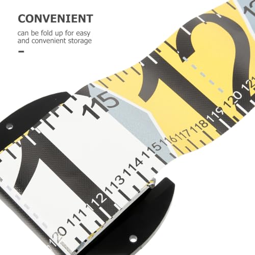 Kisangel 2pcs Foldable Ruler Fish Measuring Board Compact and Lightweight Tool for Accurate Fish Measurement for Fishing Trips Portable Fishing Accessory Easy to Use