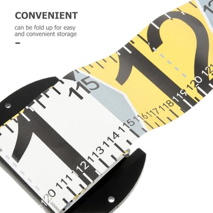 Kisangel 2pcs Foldable Ruler Fish Measuring Board Compact and Lightweight Tool for Accurate Fish Measurement for Fishing Trips Portable Fishing Accessory Easy to Use