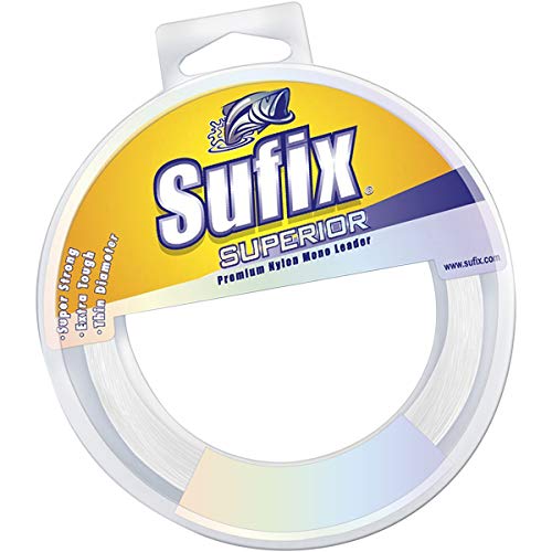 Sufix Superior Leader 110-Yards Leader Wheel Fishing Line - color: Clear, size: 60-Pound