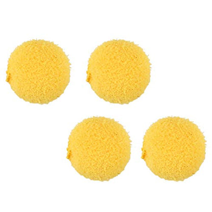 Floating Lure, 30Pcs/Lot Carp Fishing 10/12mm Foam Pop Up Soft Pellets Baits Fishing Bait Eggs - color: Yellow(No Flavor) 10MM