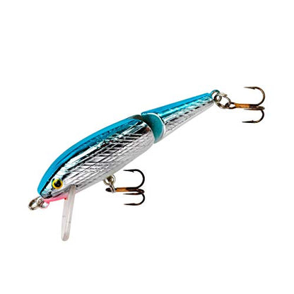 Rebel Lures Jointed Minnow Crankbait Fishing Lure - color: Silver/Blue, size: 1 7/8 in (3/32 oz)
