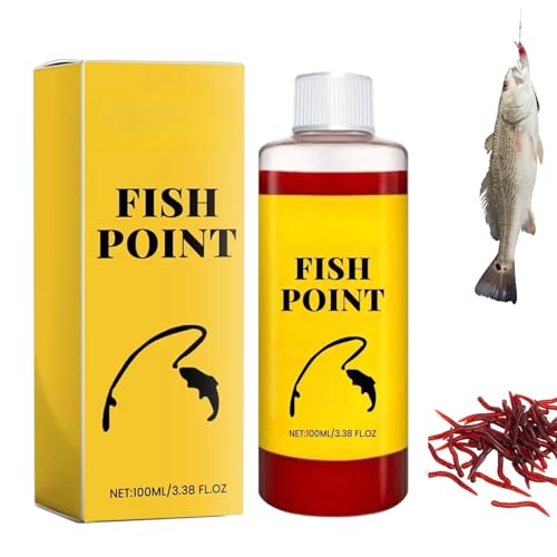 Concentrated Fish Attractant Liquid, Powerful Red Worm Fish Attractant Spray, Enhances Scent & Improves Biteresponse, Professional Lure Enhancer for Trout, Panfish & More - color: 1Pcs