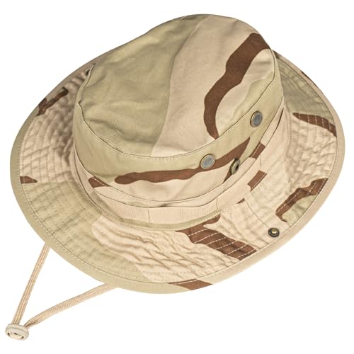 Sun Hats for Men Women Bucket Hat UPF 50+ Boonie Hat Foldable UV Protection Hiking Beach Fishing Summer Safari - color: 1pack-sanshabc Camo