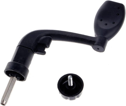 Black Universal Plastic Power Handle Fishing Reels Crank Rock Arm Spinning Wheel Grasp Reels and Accessories