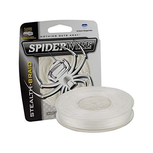 SpiderWire Stealth Braid Fishing Line - color: Translucent, size: 125yd, style: 15lb Break Strength