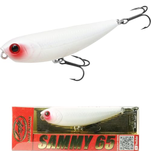 LUCKY CRAFT Sammy 65 Topwater Fishing Lures, 2.5" Floating Freshwater Trout, Smallmouth Bass Lures, Walk-the-Dog Tournament Bait, Bass Fishing Gear and Tackle Box Accessories - color: 335 Sexy Mama