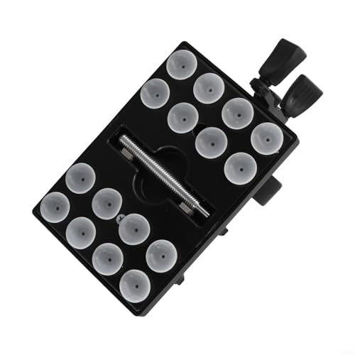 Fishing Line Spooler,Line Winding Machine,Adjustable Reel Tool with 1:3.7 Gear Ratio,Suction Base for Glass or Table,Metal and Plastic Build,Black