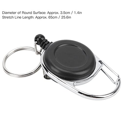 Fly Fishing Retractor Retractable Steel Wire Tool Clip Gear Jets for Anglers