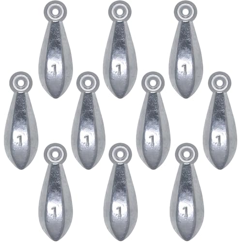 Fishing Weights Sinkers Bank Sinkers | Ocean Saltwater Surf Fishing Gear Fishing Assortment 1oz 2oz 3oz 4oz 5oz - style: 1oz-10pcs