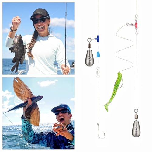 50Pcs Waterdrop Fishing Weights Sinkers Casting Fishing Weights Drop Shot Sinkers Catfishing Sinkers Lead Weights Sinkers with Barrel Swivels for Saltwater Freshwater Fishing-3/16oz(5g) - size: 3/16oz - 50 Pack