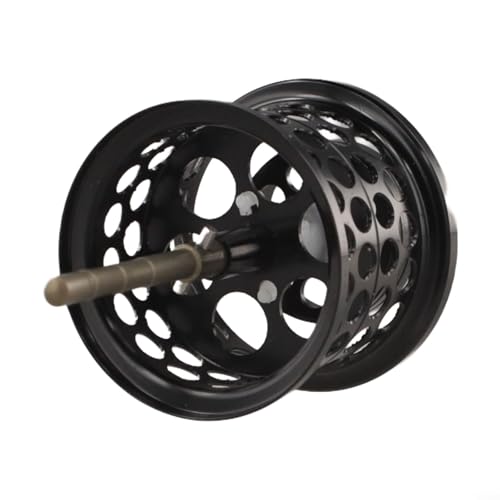 FABULETTA Spool for Casting Reel, Lightweight Aluminum Bobbin, Compatible with Tatula SV TW/SV-100, 4 Colors, Fishing Reel Parts Repair(black) - color: black