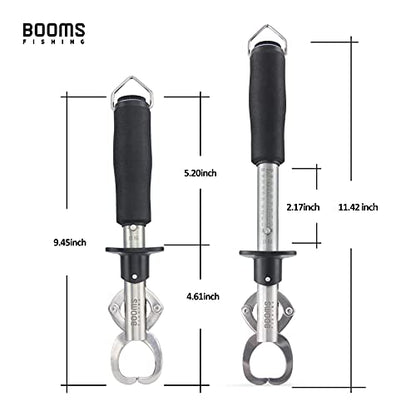 Booms Fishing G1 Fish Gripper Grip and Hold Fish with Tight Grip Largest Model Built-in Scale