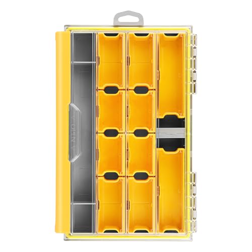 RUNCL 3600 Terminal Fishing Tackle Box, Waterproof Floating Lure Storage Box with Adjustable Dividers, Clear Rust-Proof Utility Tray for Terminal Tackle, Hooks and Sinkers - color: 3600 Terminal