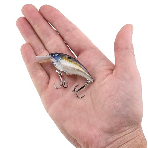 Berkley Shallow Money Badger Fishing Hard Bait - color: Crystal Shad, size: 2.1 in - 1/4 oz