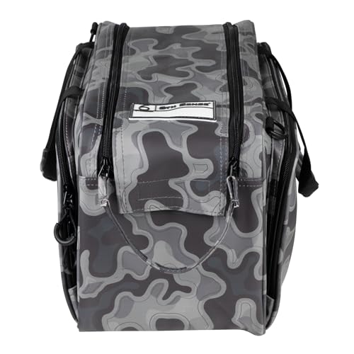 6th Sense – Travel Bait Bag – Large Fishing Tackle Bag with Spacious Main Compartment, Dual Zippered Side Pockets, Water-Resistant Build, and Shoulder Strap (Willis - Thermal Hog) - color: Willis - Thermal Hog