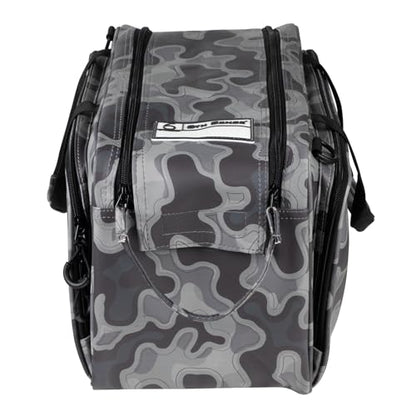 6th Sense – Travel Bait Bag – Large Fishing Tackle Bag with Spacious Main Compartment, Dual Zippered Side Pockets, Water-Resistant Build, and Shoulder Strap (Willis - Thermal Hog) - color: Willis - Thermal Hog